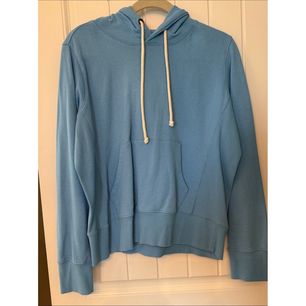Reflex Light Blue Women's Hoodie Sweater with Drawstring